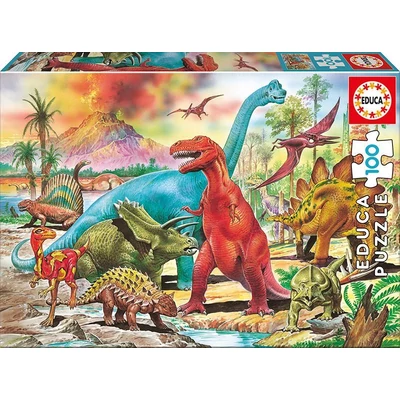 Educa 13179 - Dínók - 100 db-os puzzle