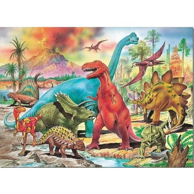 Educa 13179 - Dínók - 100 db-os puzzle