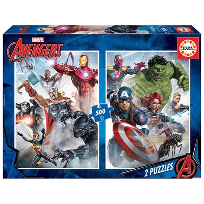 Educa 17994 - Avengers - Bosszúállók - 2 x 500 db-os puzzle