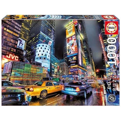 Educa 15525 - HDR - Time Square - New York - 1000 db-os puzzle