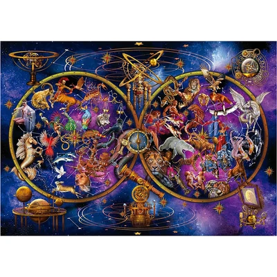 Educa 19561 - Csillagjegyek konstellációja - 1000 db-os Neon puzzle