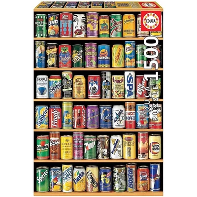 Educa 14446 - Üdítős dobozok - 1500 db-os puzzle