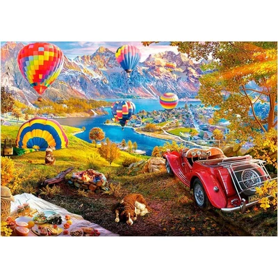 Educa 19947 - Hőlégballon völgy - 3000 db-os puzzle