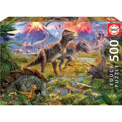 Educa 15969 - Dinoszauruszok - 500 db-os puzzle