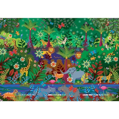 Educa 19245 Dzsungel - 500 db-os puzzle