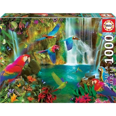 Educa 18457 - Trópusi papagájok - 1000 db-os puzzle