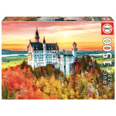 Educa 19042 - Neuschwanstein ősszel - 1500 db-os puzzle
