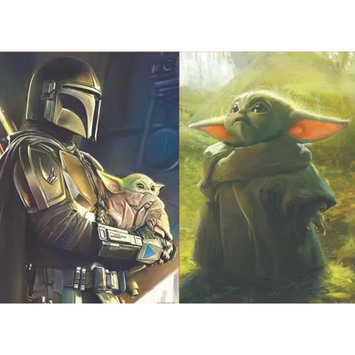 Educa 18872 - Star Wars The Mandalorian - Baby Yoda - 2 x 100 db-os puzzle