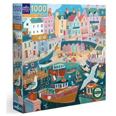 EeBoo PZTSEA - Seaside Harbor - 1000 db-os puzzle