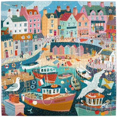EeBoo PZTSEA - Seaside Harbor - 1000 db-os puzzle