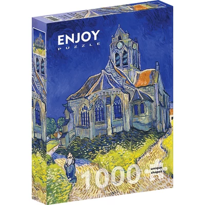 Enjoy Puzzle - 1152 - Vincent Van Gogh: The Church in Auvers-sur-Oise - 1000 db-os puzzle