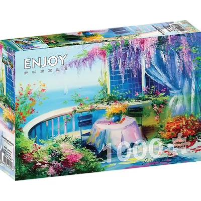 Enjoy Puzzle - 1708 - Flowering Balcony - 1000 db-os puzzle