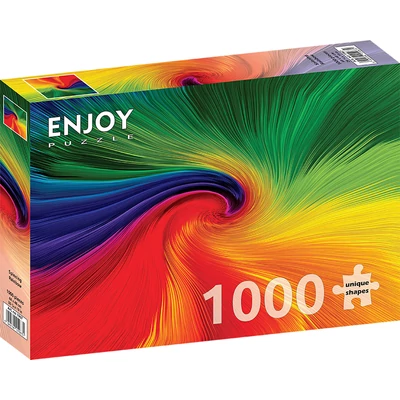 Enjoy Puzzle - 1967 - Spinning Rainbow - 1000 db-os puzzle