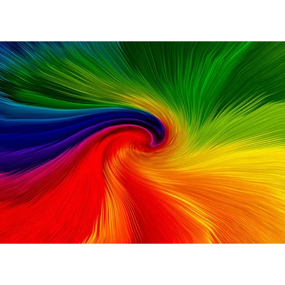 Enjoy Puzzle - 1967 - Spinning Rainbow - 1000 db-os puzzle