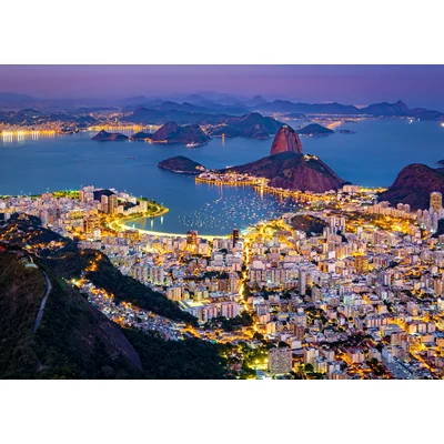 Enjoy Puzzle - 2075 - Rio de Janeiro by Night, Brazil - 1000 db-os puzzle