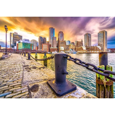 Enjoy Puzzle - 2079 - Boston Harbor at Dusk, USA - 1000 db-os puzzle