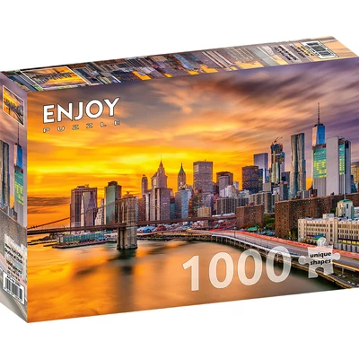 Enjoy Puzzle - 2081 - New York City Skyline at Dusk - 1000 db-os puzzle