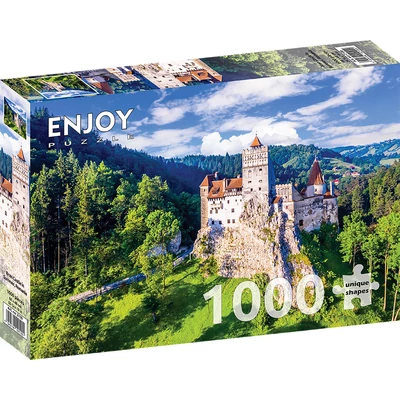 Enjoy Puzzle - 2100 - Bran Castle in Summer, Romania - 1000 db-os puzzle
