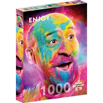 Enjoy Puzzle - 1377 - Bald Man Laughing - 1000 db-os puzzle
