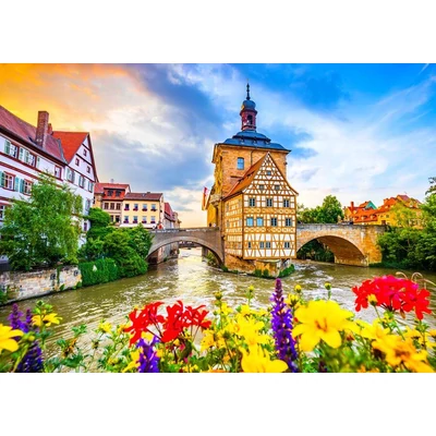 Enjoy Puzzle - 2095 - Bamberg Old Town, Germany - 1000 db-os puzzle