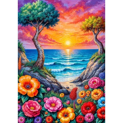 Enjoy 2348 - Blooming Coast - 1000 db-os puzzle