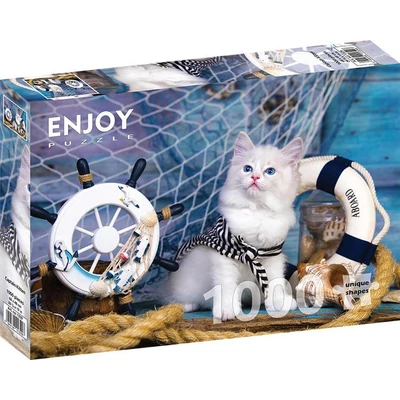 Enjoy Puzzle - 1329 - Captain Kitten - 1000 db-os puzzle