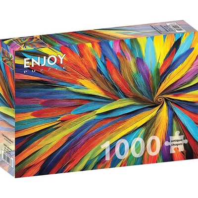 Enjoy 2133 - Colorful Feathers - 1000 db-os puzzle