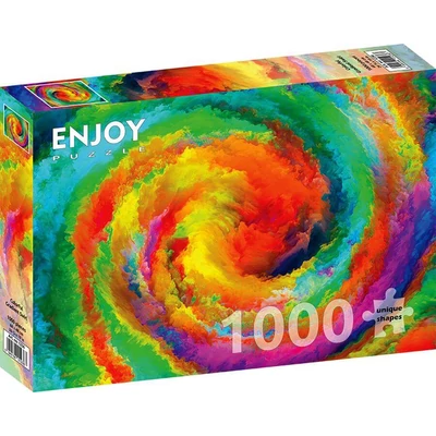 Enjoy Puzzle - 1236 - Colorful Gradient Swirl - 1000 db-os puzzle