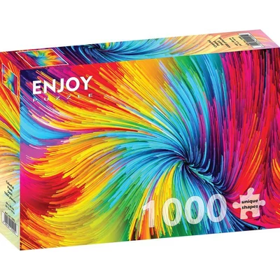 Enjoy 1095 - Colorful Paint Swirl - 1000 db-os puzzle