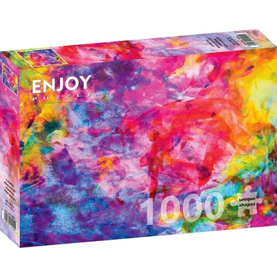 Enjoy Puzzle - 1092 - Colourful Abstract Oil Painting - 1000 db-os puzzle
