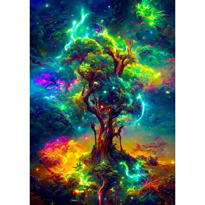 Enjoy 2197 - Cosmic Tree of Life - 1000 db-os puzzle