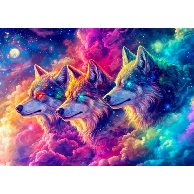 Enjoy 2405 - Cosmic Wolves - 1000 db-os puzzle