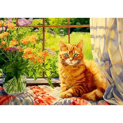 Enjoy 2306 - Country Kitchen Kitty - 1000 db-os puzzle