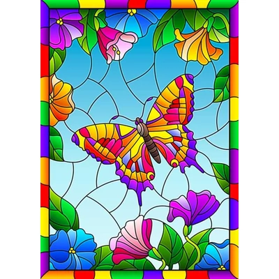 Enjoy Puzzle - 2120 - Crystal Butterfly - 1000 db-os puzzle