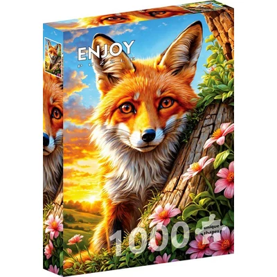 Enjoy 2387 - Curious Fox - 1000 db-os puzzle