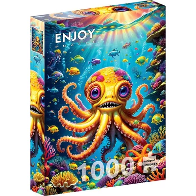 Enjoy 2158 - Cute Octopus - 1000 db-os puzzle