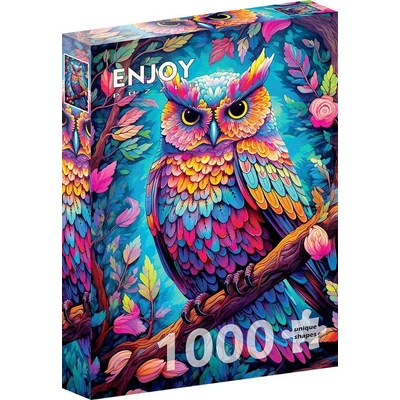Enjoy Puzzle - 2224 - Dazzling Owl - 1000 db-os puzzle