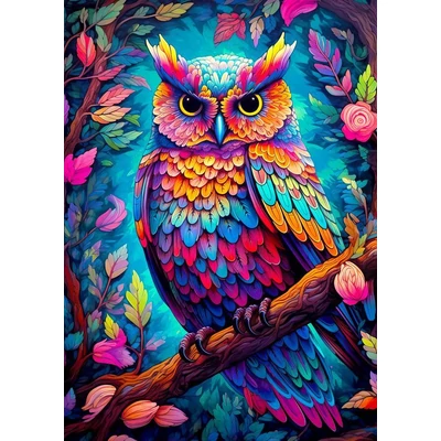 Enjoy Puzzle - 2224 - Dazzling Owl - 1000 db-os puzzle