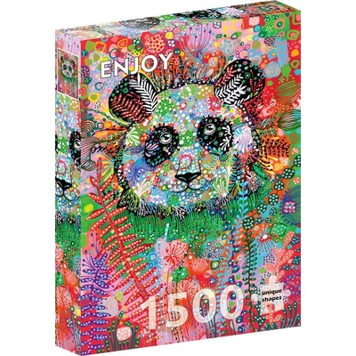 Enjoy Puzzle - 2238 - Enigmatic Panda - 1500 db-os puzzle