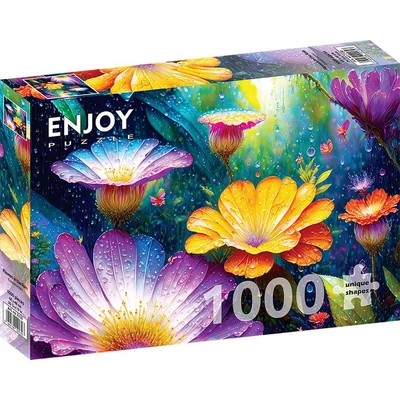 Enjoy 2130 - Flowers in the Rain - 1000 db-os puzzle