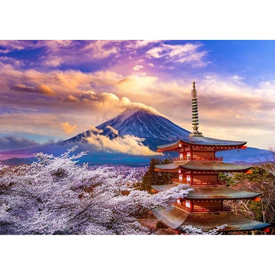 Enjoy 1368 - Fuji Mountain in Spring, Japan - 1000 db-os puzzle