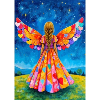 Enjoy 2347 - Heart Wings - 1000 db-os puzzle