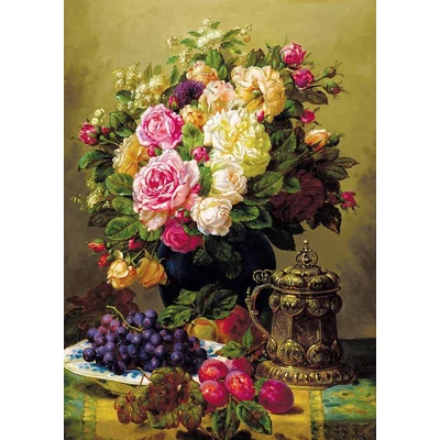 Enjoy Puzzle - 1107 - Jean-Baptiste Robie: Still Life with Roses - 1000 db-os puzzle