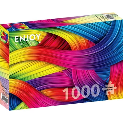 Enjoy Puzzle - 1644 - Knitting Rainbows - 1000 db-os puzzle