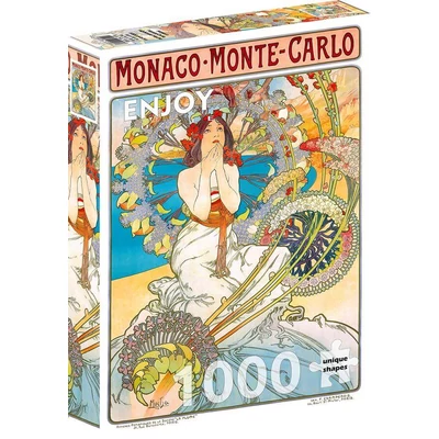 Enjoy Puzzle - 1560 - Monaco Monte Carlo, Alphonse Mucha - 1000 db-os puzzle