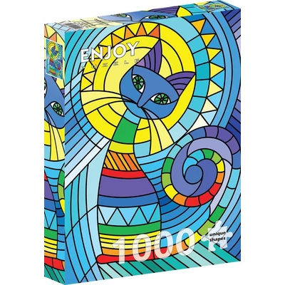 Enjoy Puzzle - 2121 - Ornamental Cat - 1000 db-os puzzle