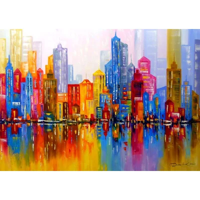 Enjoy 1729 - Rainbow City - 1000 db-os puzzle
