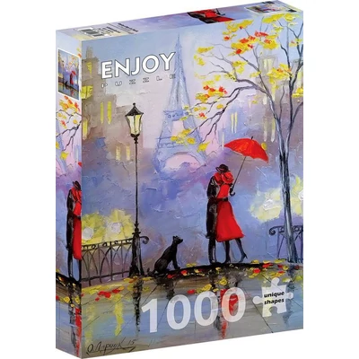 Enjoy 1832 - Rainy Day in Paris - 1000 db-os puzzle