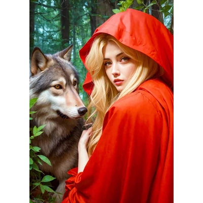 Enjoy Puzzle - 2146 - Red Riding Hood - 1000 db-os puzzle