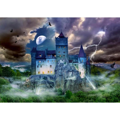Enjoy Puzzle - 2090 - Scary Dracula's Castle - 1000 db-os puzzle
